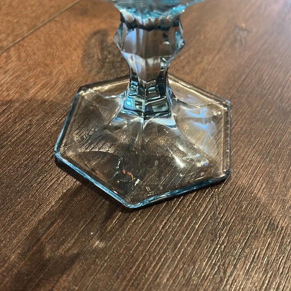 Fostoria Glasses Moonstone Light Blue - Picture 3 of 3